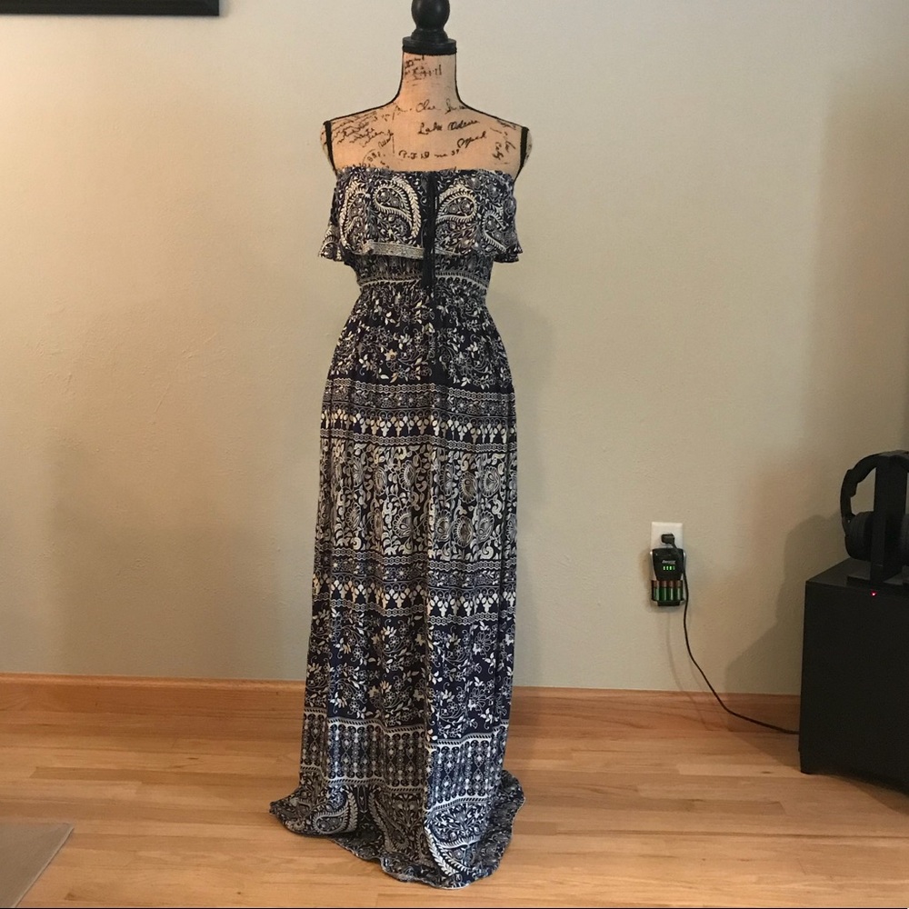 Strapless Maxi Dress Sz M